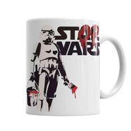 Baskı Dükkanı KB1190 Star Wars Logo Sarı Baskılı Porselen Kupa Bardak