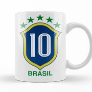 Baskı Dükkanı KB12113 Vai Brasil 10 Porselen Kupa Bardak