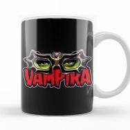 Baskı Dükkanı KB12116 Vampir Vampiras Glasses Porselen Kupa Bardak