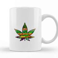 Baskı Dükkanı KB1212 Marijuana Porselen Kupa Bardak
