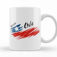 Baskı Dükkanı KB12155 Viva Chile Porselen Kupa Bardak