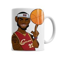 Baskı Dükkanı KB1221 Nba Lebron James Porselen Kupa Bardak