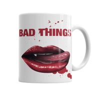 Baskı Dükkanı KB1235 True Blood Bad Things Porselen Kupa Bardak