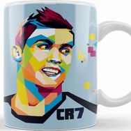 Baskı Dükkanı KB12387 Cristiano Ronaldo 01 Porselen Kupa Bardak