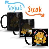 Baskı Dükkanı KB12412 Dj Garfield Porselen Kupa Bardak