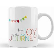 Baskı Dükkanı KB12429 Find Joy In The Journey Porselen Kupa Bardak