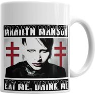 Baskı Dükkanı KB1255 Marilyn Manson Porselen Kupa Bardak