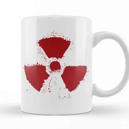 Baskı Dükkanı KB12571 Radiation Baskılı Porselen Kupa Bardak