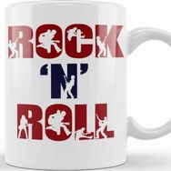 Baskı Dükkanı KB12602 Rock N Roll Porselen Kupa Bardak