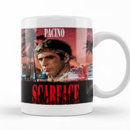 Baskı Dükkanı KB12609 Scarface Al Pacino Porselen Kupa Bardak
