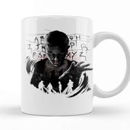 Baskı Dükkanı KB12665 Stranger Things Abcd Porselen Kupa Bardak