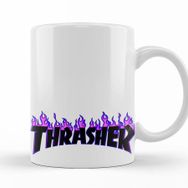 Baskı Dükkanı KB12750 Thrasher Logo Porselen Kupa Bardak