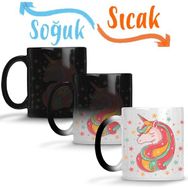 Baskı Dükkanı KB12762 Unicorn Porselen Kupa Bardak
