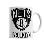 Baskı Dükkanı KB136 Brooklyn Nets Porselen Kupa Bardak