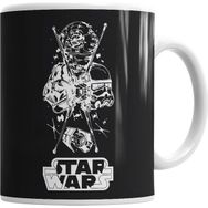 Baskı Dükkanı KB1451 Star Wars Vader Estrela Da Morte Porselen Kupa Bardak