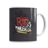 Baskı Dükkanı KB1515 Gangsta Rap Music Müzik Porselen Kupa Bardak