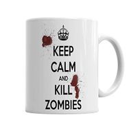 Baskı Dükkanı KB1628 Kill Zombies Twd Porselen Kupa Bardak