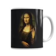Baskı Dükkanı KB1759 Mona Lisa Obscena Porselen Kupa Bardak