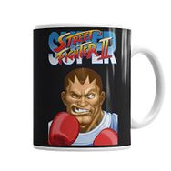 Baskı Dükkanı KB1987 Street Fighter Balrog Porselen Kupa Bardak