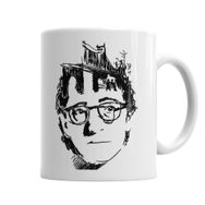 Baskı Dükkanı KB2065 Woody Allen Porselen Kupa Bardak