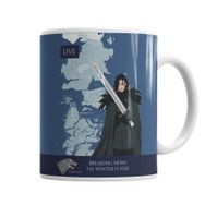 Baskı Dükkanı KB2076 Winter Is Here Porselen Kupa Bardak