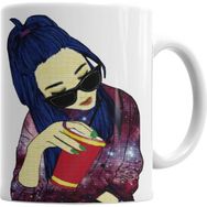Baskı Dükkanı KB2079 Wear The Universe Feminina Porselen Kupa Bardak