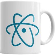 Baskı Dükkanı KB2195 Atom Porselen Kupa Bardak