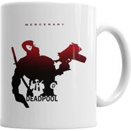 Baskı Dükkanı KB2263 Deadpool Kpdeaspool Porselen Kupa Bardak