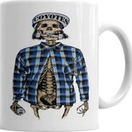 Baskı Dükkanı KB2284 Coyotes Caveira Bone Porselen Kupa Bardak