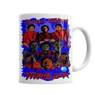 Baskı Dükkanı KB2552 Michael Jackson Thriller Porselen Kupa Bardak