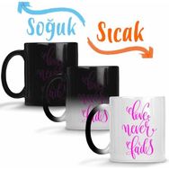 Baskı Dükkanı KB2580 Love Never Fails Porselen Kupa Bardak