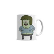 Baskı Dükkanı KB2643 Regular Show Muscleman Porselen Kupa Bardak