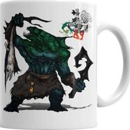 Baskı Dükkanı KB2719 Tide Hunter Dota 2 Porselen Kupa Bardak
