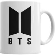 Baskı Dükkanı KB2802 Bts Group Porselen Kupa Bardak