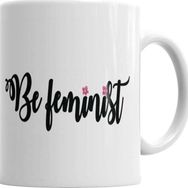 Baskı Dükkanı KB2828 Be Feminist Porselen Kupa Bardak