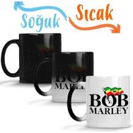 Baskı Dükkanı KB2838 Bandeira Bob Marley Porselen Kupa Bardak