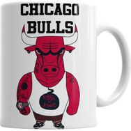 Baskı Dükkanı KB289 Chıcago Bulls Basketbol Porselen Kupa Bardak