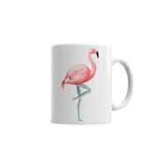 Baskı Dükkanı KB2909 Flamingo Porselen Kupa Bardak