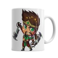 Baskı Dükkanı KB291 Chibi Draven By Gamu Chan Porselen Kupa Bardak