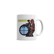 Baskı Dükkanı KB2936 Deadpool Big Gun Porselen Kupa Bardak