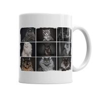 Baskı Dükkanı KB2994 Cats Collection One Kedi Porselen Kupa