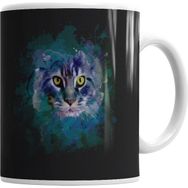 Baskı Dükkanı KB2996 Cat Color Kedi Porselen Kupa Bardak