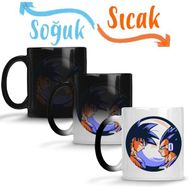 Baskı Dükkanı KB3078 Goku E Vegeta Porselen Kupa Bardak