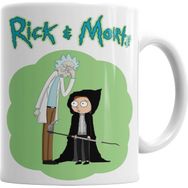 Baskı Dükkanı KB3250 Rick Ile Morte Porselen Kupa Bardak