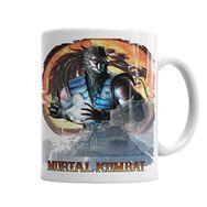Baskı Dükkanı KB3385 Sub Zero Mortal Kombat Game Porselen Kupa Bardak