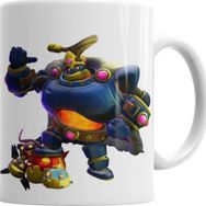 Baskı Dükkanı KB3435 Bomb King Porselen Kupa Bardak