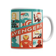Baskı Dükkanı KB3478 Avengers Porselen Kupa Bardak