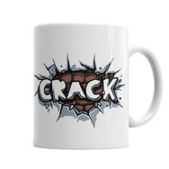 Baskı Dükkanı KB3542 Crack Porselen Kupa Bardak