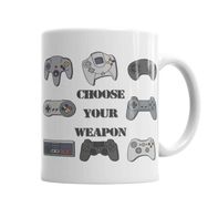 Baskı Dükkanı KB3576 Choose Your Weapon Porselen Kupa Bardak