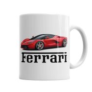 Baskı Dükkanı KB3625 Ferrari Araba Porselen Kupa Bardak